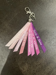 PORTE CLEF ROSE Lot de 50